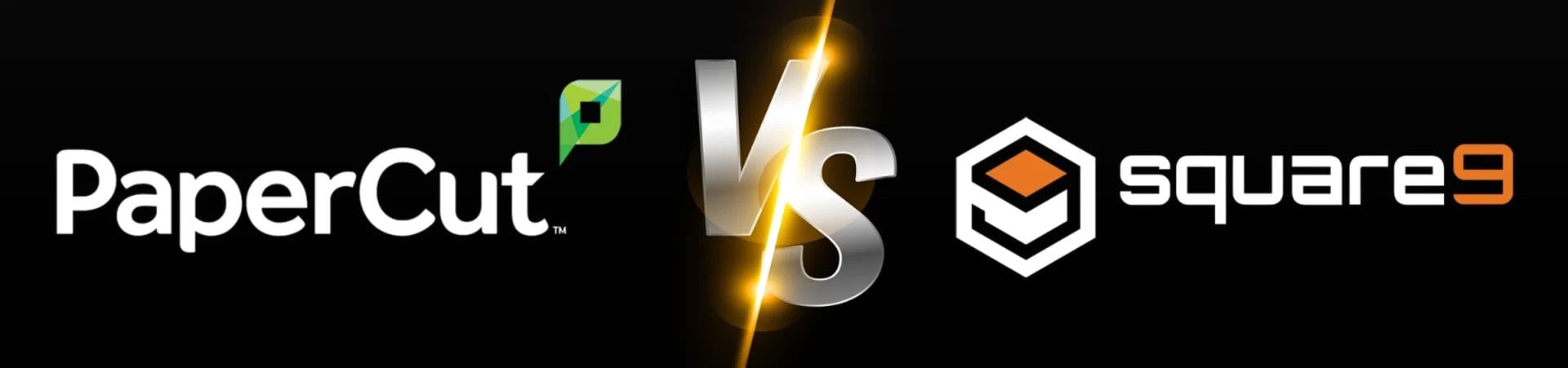 2 company logos in a face-off